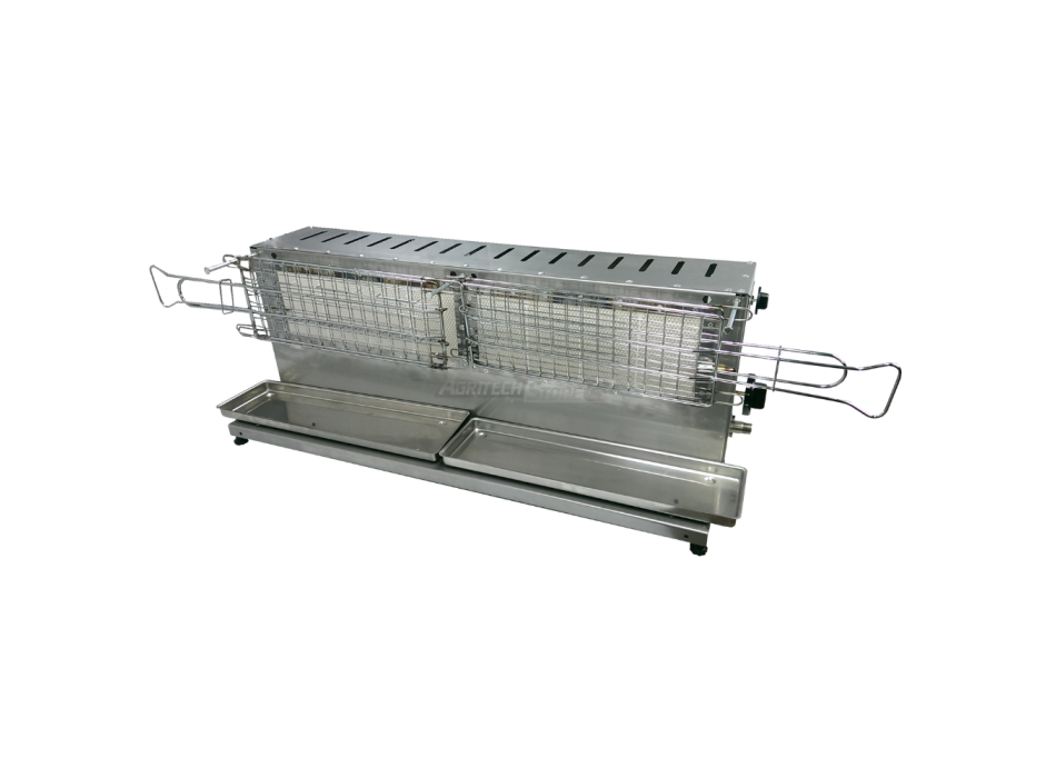Tecnoroast TGP-30 Single Gas Pro – Professional Automatic Gas Grill for 30 Arrosticini