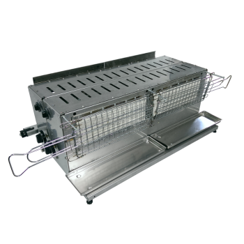 Tecnoroast TGPD-60 Double Gas Pro – Professional Automatic Gas Grill for 60 Arrosticini