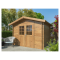 Valentine A – Brown Fir Wood Garden Shed 296x200cm