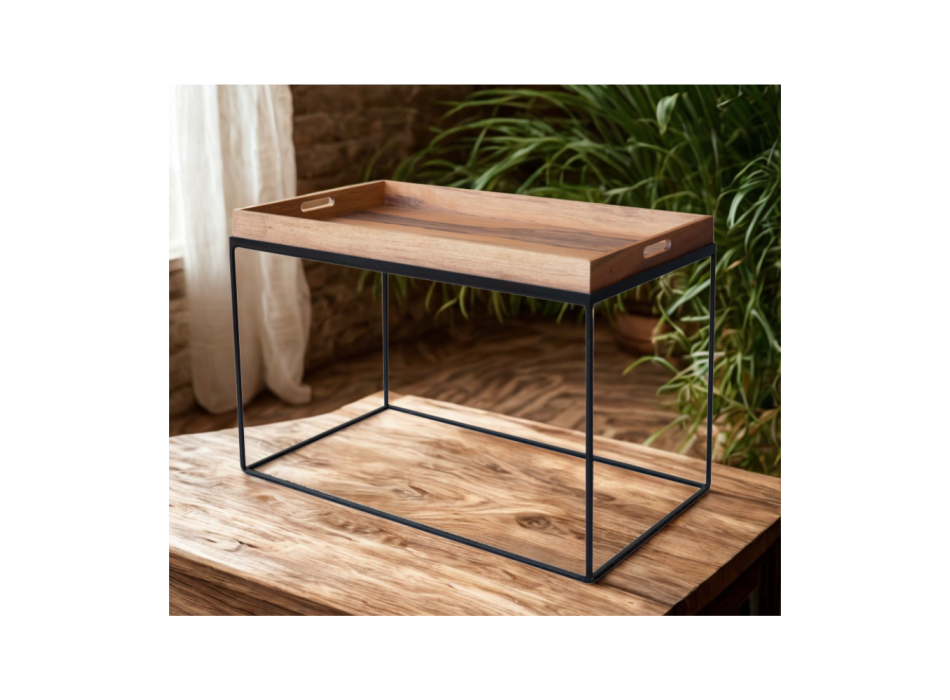 Tray 70x40 cm with metal structure – Design Grattoni 1892