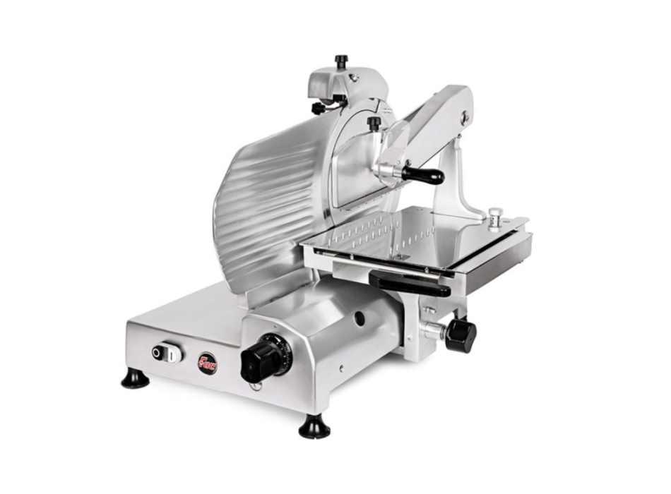 Trancheuse verticale professionnelle FAC Luxury Line – Charcuterie et trancheuse à viande (Ø 30, 33, 35, 37 cm)