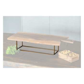 Support/rehausseur en métal pour planches à découper