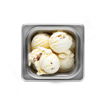 Bac à glace en acier inoxydable 180x65mm