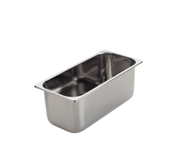 Bac à glace en acier inoxydable AISI 304 – 360x165 mm