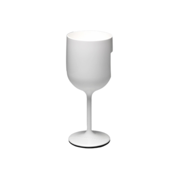 Verre en polypropylène blanc, noir ou gris tourterelle