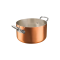 Casserole haute en cuivre pour induction
