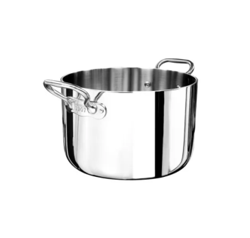 Casserole Pentole Agnelli en acier inoxydable 5 plis – 20 cm, compatible induction