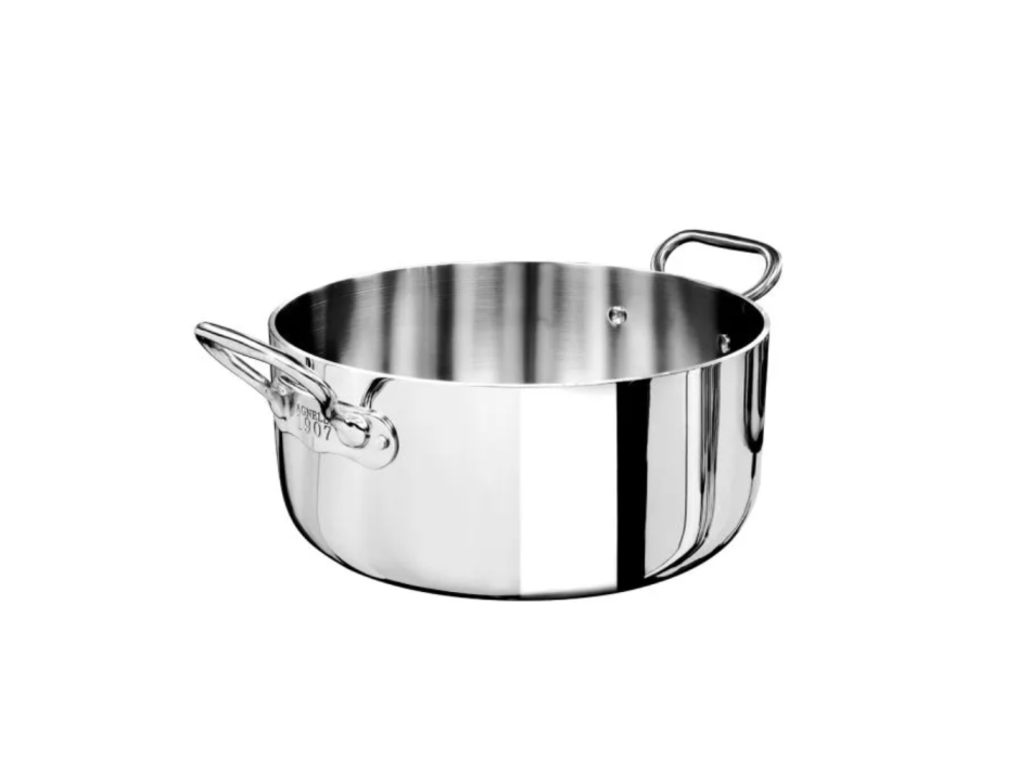 Plat à four Pentole Agnelli 5 plis 24 cm de profondeur – Usage professionnel et compatible induction