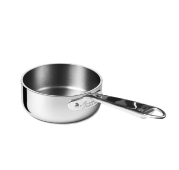 Casserole Agnelli Alu‑Inox 5 plis à fond plat – Ø 24 cm et 28 cm