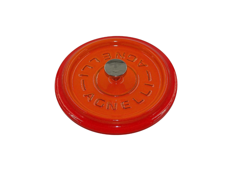 Casserole en fonte à deux anses avec couvercle 28cm