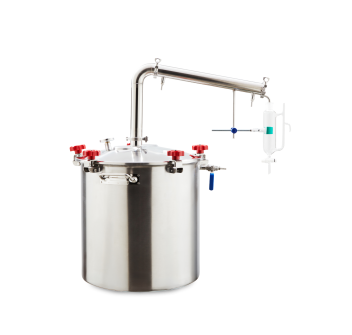 Distillateur d'huiles essentielles en acier inoxydable de 90 litres