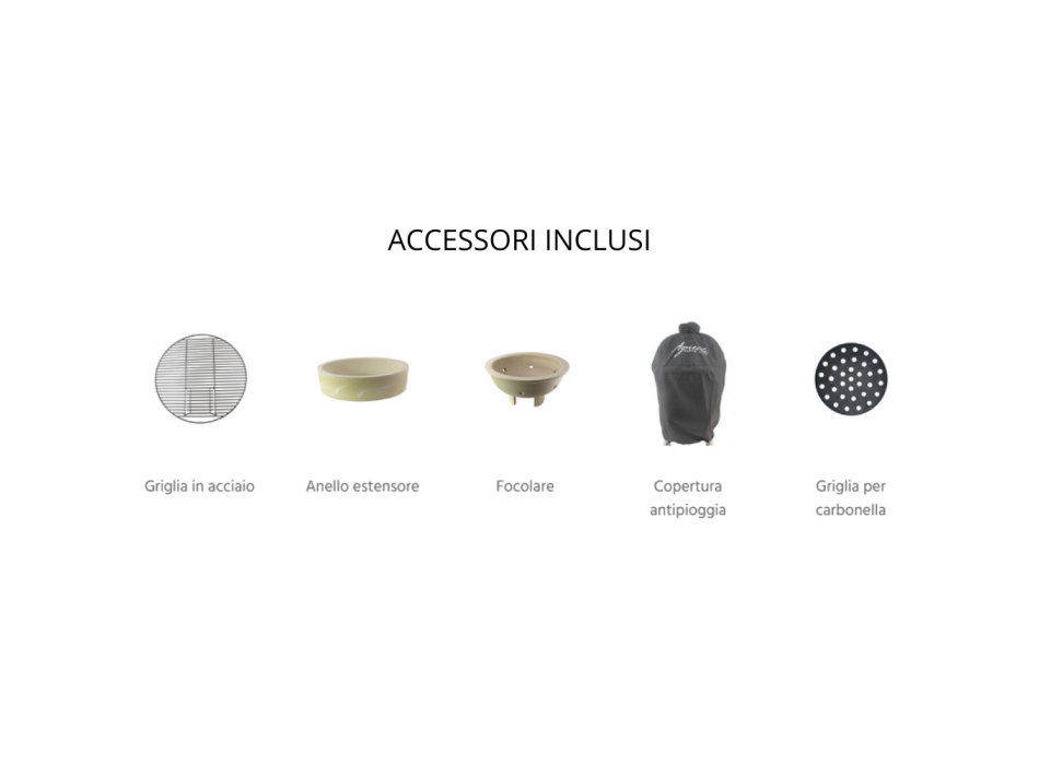 Barbecue Kamado compact 40 cm