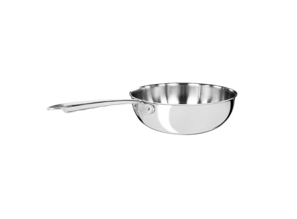 Poêles à wok Agnelli en acier inoxydable 3 plis – 20 cm