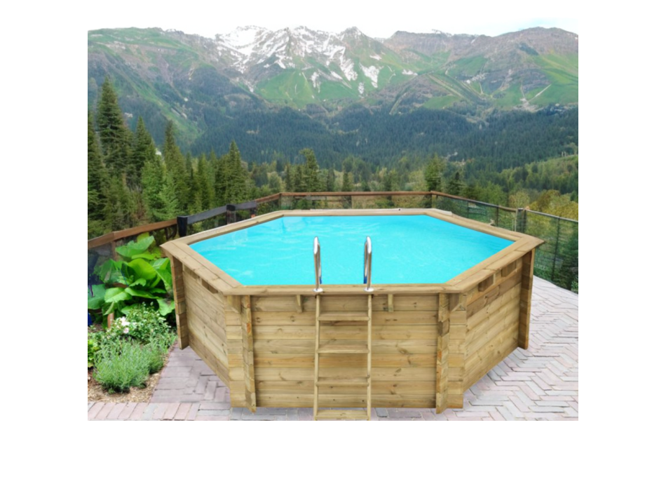 Piscine hexagonale 360 cm