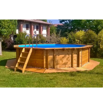 Piscine hors sol octogonale