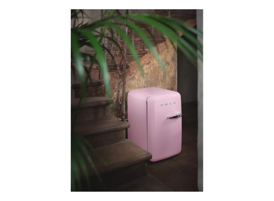 Mini-réfrigérateur rose vintage Smeg FAB5 des années 1950