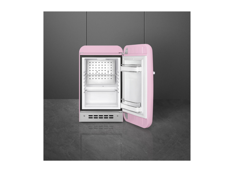 Mini-réfrigérateur rose vintage Smeg FAB5 des années 1950